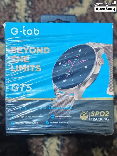 ساعة Gt إلكترونيه الغنيه عن التعريف غير مستخدمه وكالة معها كستك عدد 2 وشحن سريع السعر 25 2