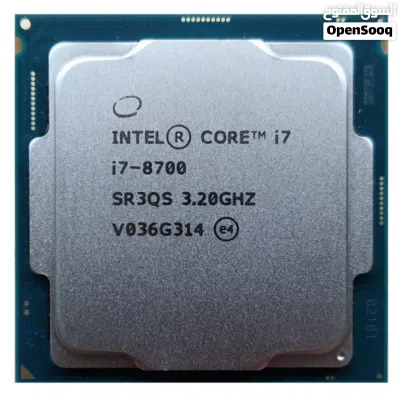 كومبو معالج i7-8700 و لوحة h310m بالمبرد 2