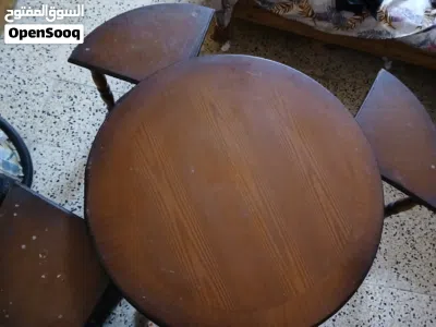 ميز وسطي مع 3 طبلات للبيع 4