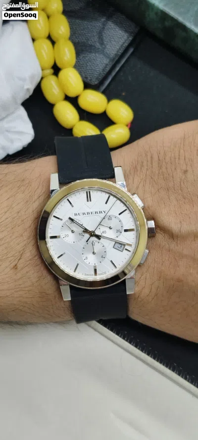 BURBERRY BU9751 THE CITY Chronograph Two-Tone Gold 38mm Unisex Watch Only Watch 4