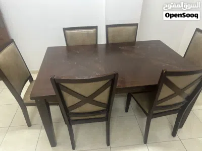 Dining table with 06 chairs for sale 2