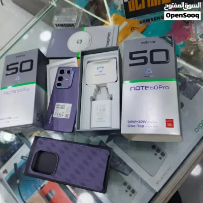 مشغل اخو الجديد Not 50 pro رام 16 و 24 جيجا 256 مكفول بالشركة أغراضة والكرتونه الأصلية متوفر توصيل 3