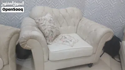 Living room sofa 4+3+1seat along with the sofa cover 4