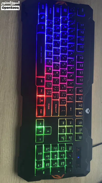 ماوس وكيبورد وسماعة ( RGB ) 2