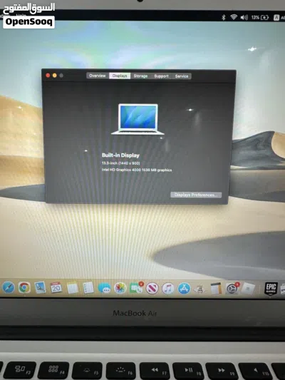 13 انش MacBook Air 2012 بحالة الوكال 4