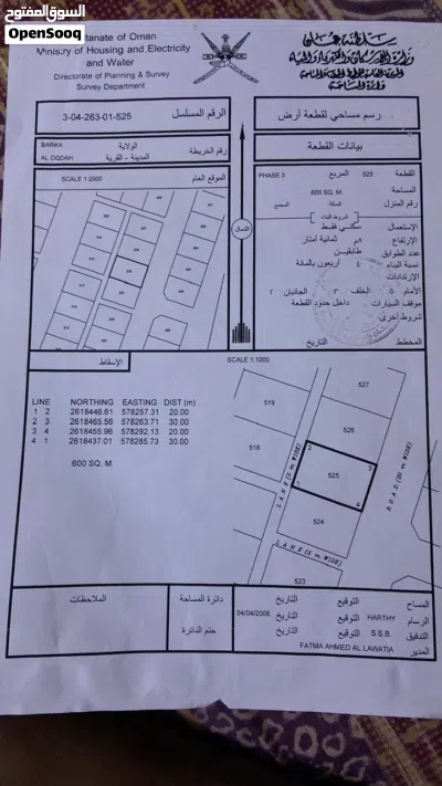 ارض ولاية بركاء العقدة مكان مميز 3