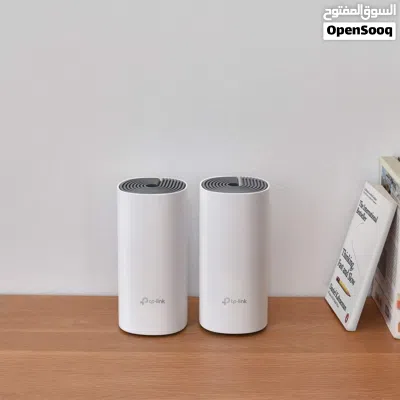 راوتر تي بي لنك ديكو E4 AC1200 (سيت قطعتين) TP-Link Deco E4 AC1200 2-Pack Whole Home Mesh Wi-Fi 4