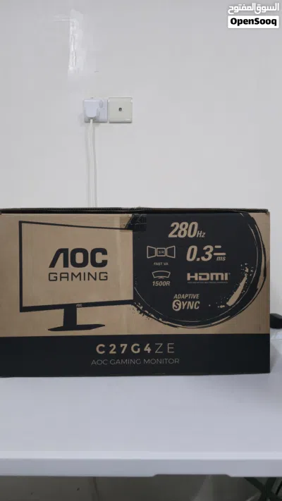 شاشة AOC Gaming 27” 280Hz شبه جديدة gaming monitor 4