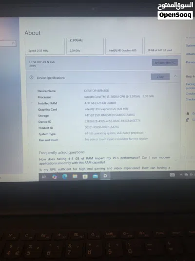 Lenovo Core i3 15.6” 2