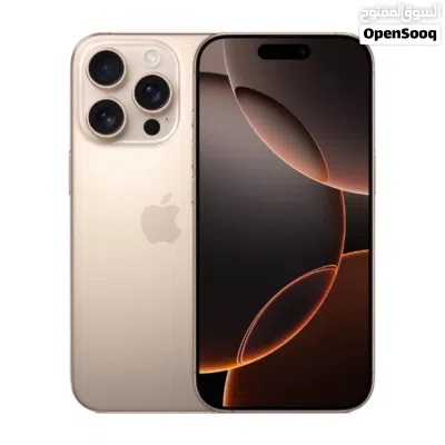 للبيع iPhone 16 Pro Max - سعة 512GB - لون ذهبي صحراوي (Desert Titanium) - بحالة الوكالة (97% بطارية) 2