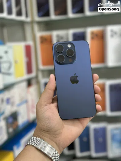 عرض خاص : iPhone 15 pro 128gb هواتف بحالة الوكالة مع ضمان بدون اي شموخ أو ماشكل و مع ملحقاته 3