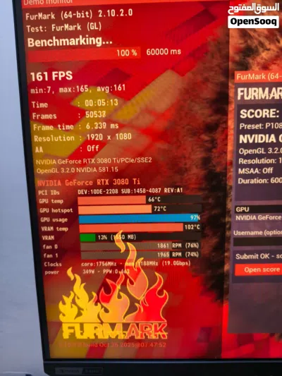 للبيع تجميعه PC قويه و مرتبه بكارت 3080ti 4