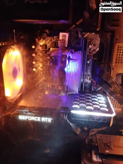 كمبيوتر متوسط Intel core i5 gen 10 Rtx 3060 ti palit x2 fu 16 gb ram ddr 4 Nvme . M.2 512 gb a data 2