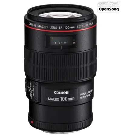 Canon EF 100mm f-2.8L Macro IS USM Lens نظيف جدا جدا 3