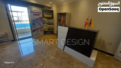 كاونتر استقبال خشب mdf 3