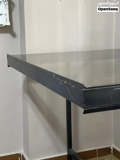 مرسم هندسي زجاجي شفاف لون اسود 4
