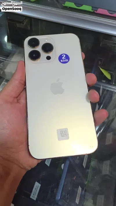 عرطة جدا ايفون 14proMax 256GB شريحتين وكالة بطارية 85% 2