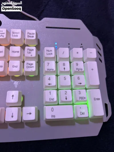 كيبورد قيمنق RGB بسعر خرافي ومعقول مستعمل بحاله الوكاله سعره 12 وقابل للتفاوض بشكل بسيط 3