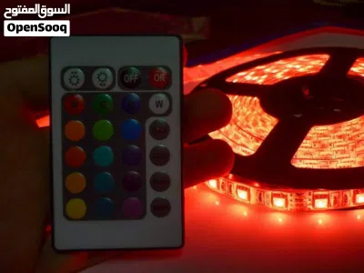 اضائه حبل ليد يضئ كل الالوان ريموت قابل للصق ديكور حفلات مناسبات افراح المحلات حفله ديكورات 4