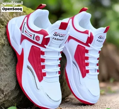 Red & Black Stylish Casual Sports Shoes for Men 2