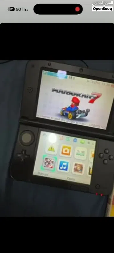 Nintendo 3DS XL blue edition -بحاله الوكاله اخت الجديدة مع اربع العاب كامله بعلبها 3