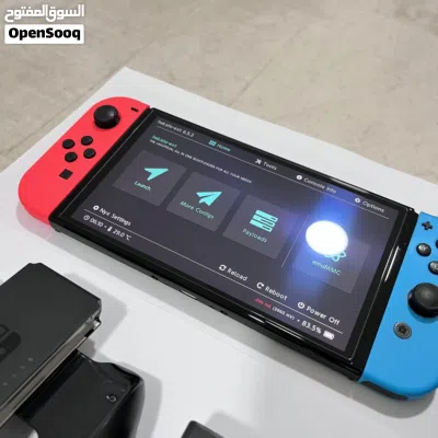 Nintendo switch OLED modded 128gb microsd with accessories 4