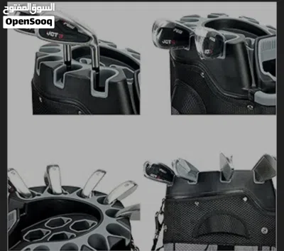 حقيبة غولف مخصصة للعربات (Cart Bag) تتميز بنظام تنظيم متطور لحماية المضارب. PGM Pro Golf Master 4