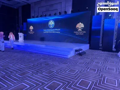 تنظيم معارض ومؤتمرات تجهيز حفلات دعاية وإعلان أسوار مشاريع 3