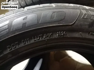 للبيع اربع تواير مقاس (17)215/55 4