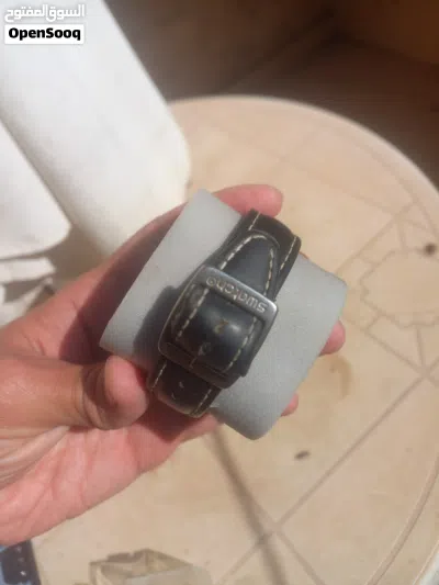 ساعه سواتش بسعر (SWATCH ( 45 كستك جلد طبيعي 4