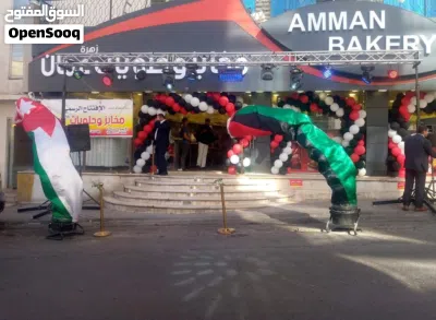 اجهزة اضاءة متحركة للمحلات والمناسبات تراس اضاءة موفينج هيد بيمات باركانات سماعات دي جي اقواس بلالين 2