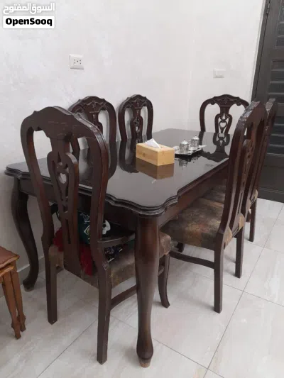 طاولة سفرة 6 مقاعد 2