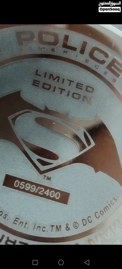 batman limited edition ساعة باتمان بوليس اصلية جديدة 3