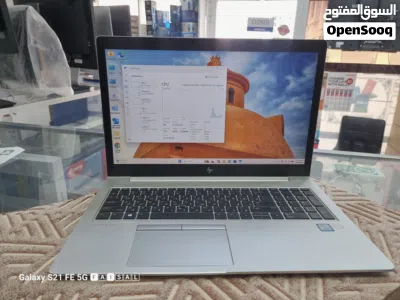 Hp EliteBook Core i7-8gen, 8GB RAM, 512GB SSD, and Radeon 550x 2GB 4