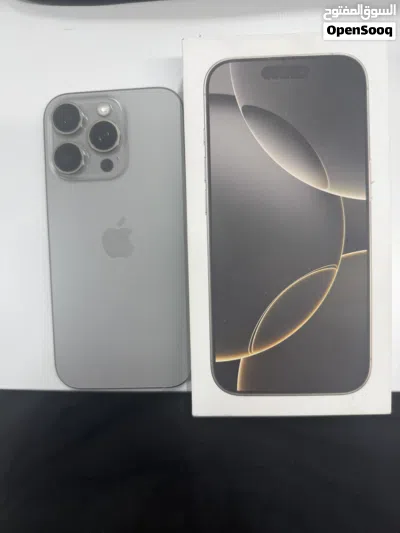 I phone 16 pro 256 gb , جهاز استعمال شخصي وكالة، وارد شرق اوسط بسعر مغري 2