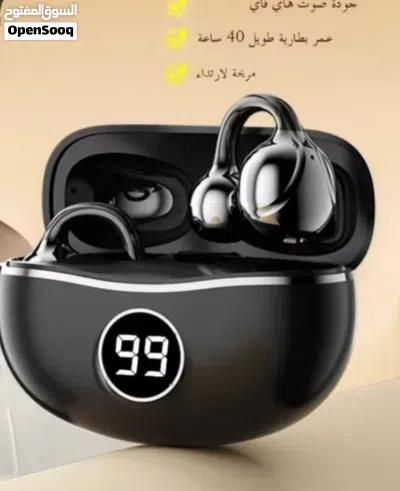 سماعة بلوتوث لاسلكية شبيهةالهواوي بصوت محيطي 360° وعلبة شحن بشاشة رقمية ..................... 3