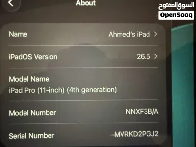 iPad Pro 4gen 2022 M2 265GB 4