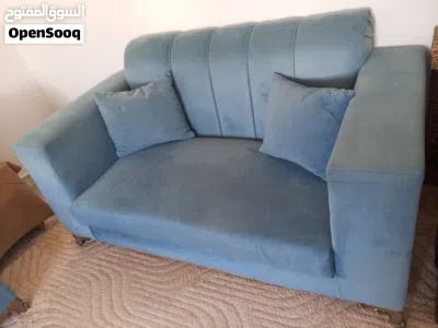 طقم كنب كورنر خشب زان 12 مقعد شبه جديد مركبله سحابات لسهولة الغسيل 4