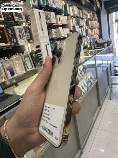 iPhone 14 Pro 1TB Gold أعلى سعة + بطارية جديدة 100% 3