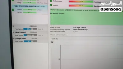 هارد ديسك 2 تيرا هيلث 100% 2