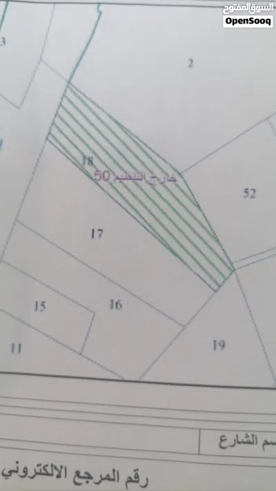 ارض للبيع ع شارع الميه 3