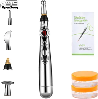 قلم مساج كهربائي لتحفيز العضلات ونقاط الضغط – Electronic Massage Pen – Acupressure & Muscle Stimula 4