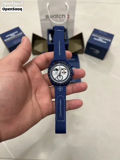 Omega x Swatch moonshine watchNew/ساعه اوميغا سواتش جديدة 2
