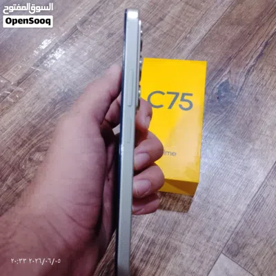 جهاز ريلمي c75 نضيف سعره 200 3