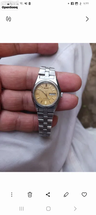 تحفة فينتاج - Seiko 5 نسائي 1989 للبيع ساعة Seiko 5 Ladies فينتاج نادرة المواصفات: - الموديل 4
