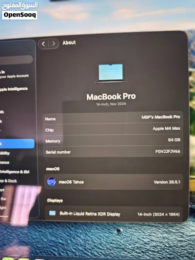 MacBook Pro M4 Max 1TB 64GB RAM 3