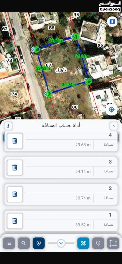 دابوق حوض القصير قرب قصر الحسينية 1015م مميزه لبناء فيلا او فيلتين متلاصقات 2