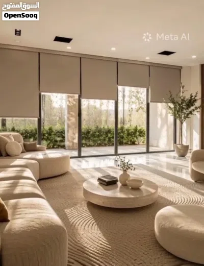ستائر رول عازله للحرارة 4