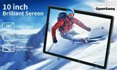 PRITOM Tablette Android 13 10,1 pouces, 4 Go (2 Go + 2 Go extensible) de RAM, 64 Go de ROM avec étui 3