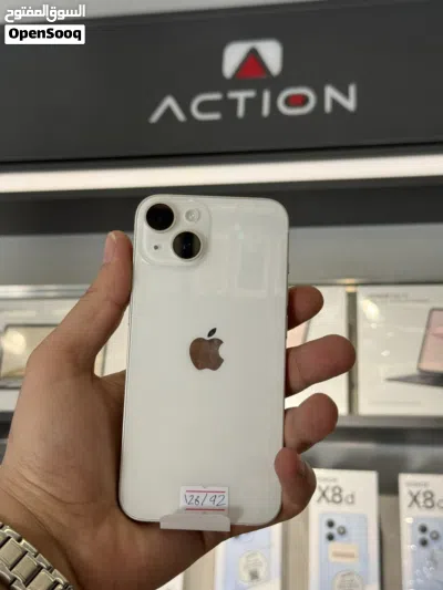 iPhone 14 128GB - مستخدم بحالة الوكالة ولا ربع خدش مش مفتوح ولا مغير اي شي وكل قطع اصلية 4